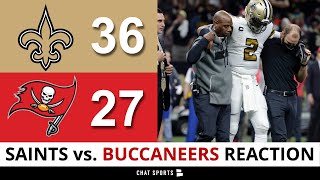 Saints vs Buccaneers Post-Game Reaction, Highlights, Rumors, Grades & Jameis Winston Injury News