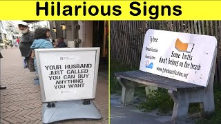 Hilarious Signs That Will Leave You ROFL! || Happy Panda