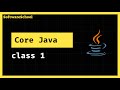 Java Tutorial for Beginners - 1 (Local Setup, Class & Methods) Java in Telugu, Java Full Course
