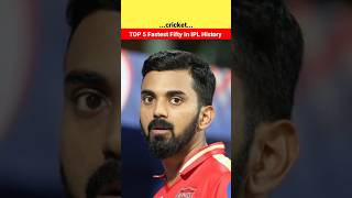 Top 5 Fastest FIFTY In IPL history🤔Facts about Cricket #shorts #short #cricket #ipl2023