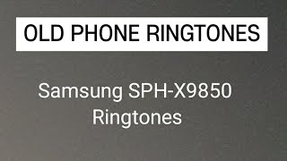 Samsung SPH-X9850 Ringtones