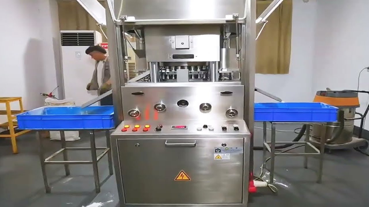 High speed tablets press making machine with defective products rejection system