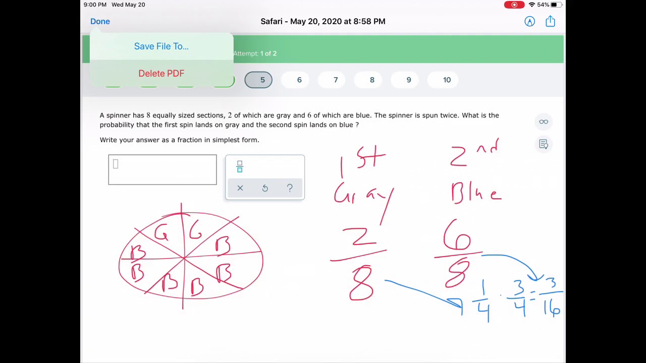 Probability Of Compound Events (Algebra) - YouTube