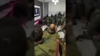 🚨Israeli soldiers filming themselves inside a home in the occupied West Bank