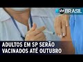 Governo de SP anuncia que vacinará todos os adultos até outubro | SBT Brasil (02/06/21)