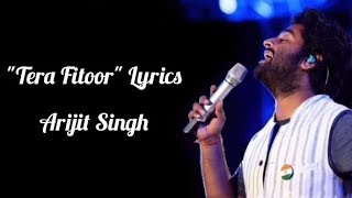 Arijit Singh Superhit Song ( Tera Fitoor Lyrics) Arijit Singh Best Song