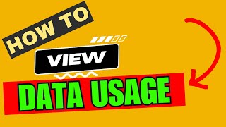 How To VIEW INTERNET DATA USAGE | WINDOWS/ PC TuTorial