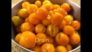 Twee's recipe for candied kumquat