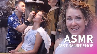 ASMR Female Massage - You Will Sleep During This Treatment In Barber Shop