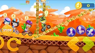 Niki Bike Race 3D | Canyon Levels | Vlad and Niki Kids Bike Racing Game Play #18 | Abdullah Gaming 🎮