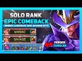 Clint Solo Rank Epic Comeback | Enemy Lancelot Got Savage WTF | Mobile Legends