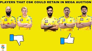 IPL 2022 PLAYERS THAT CSK COULD RETAIN FOR MEGA AUCTION