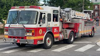 ⁴ᴷ PHILADELPHIA FIRE DEPARTMENT LADDER 6 AND BATTALION 11 RESPONDING { MANUAL EQ + HORN }