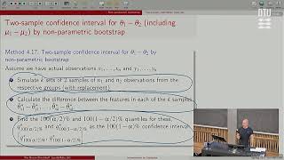 7H Nonparametric bootstrap two sample setting p