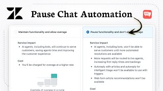 How to pause a proactive message in Zendesk