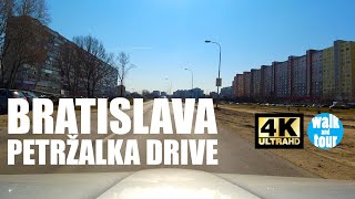 Drive Bratislava Petrzalka (The largest City District in Slovakia) in 4K UHD (60 fps)