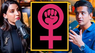 "Feminists" Have Ruined Society - Nora Fatehi & BeerBiceps Discuss