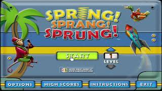 SPRING! SPRANG! SPRUNG! LEVEL 1 - 4 (GAME HOUSE)