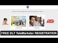 FREE DLT TeleMarketer Registration | How to Register as TeleMarketer on JIO Platform