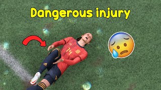 Alexia Putellas's dangerous injury | Fifa 2022