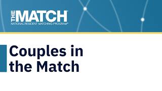 Couples in the Match