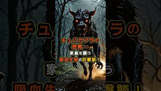 【未確認生命体】チュパカブラの恐怖…家畜を襲う吸血生物の目撃談！ #都市伝説 #uma #shorts