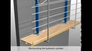 Automatic climbing formwork Xclimb 60 - Climbing sequence [EN]