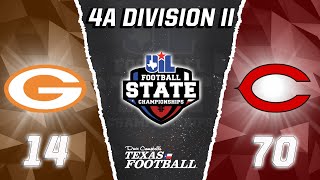 Carthage 70, Gilmer 14: 2020 4A DII Texas high school football championship recap