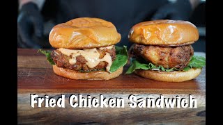 How To Make a Fried Chicken Sandwich - Chicken Sandwich Recipe - Better Than Popeyes!