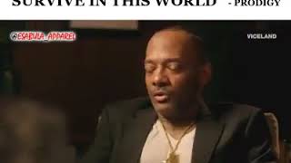 Prodigy ( R.I.P ) speaking on diet