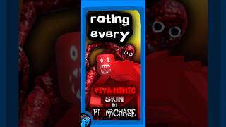 RATING EVERY VITA MIMIC SKIN IN #pillarchase2 | #pillarchase #vitacarnis #roblox #edit #rating #skin