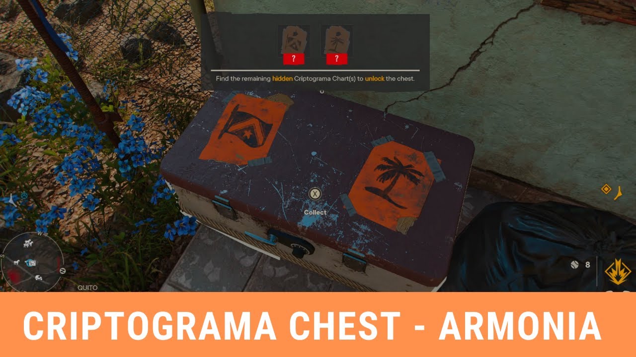 Far Cry 6 Criptograma Chest - Armonia Location | (01 Yaran Flag & 06 ...