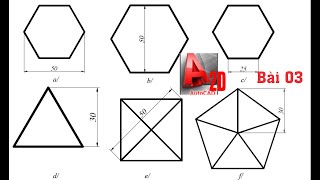 Học autocad cơ bản bài 3/ Giải bài tập autocad 2d, autocad tutorial for beginners