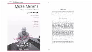 Missa Minima (CM9514) by Javier Busto