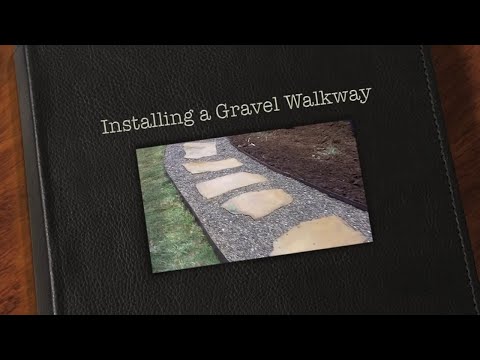 Installing a River Rock Walking Path Installing a River Rock Walking Path
