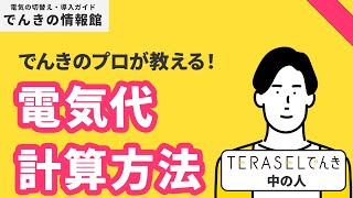 電気代の計算方法は？節約のコツは？でんきのプロに聞いてみた！