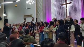 Jan thip Jan ||Silent Night|| Christmas Choir #KWS-Delhi