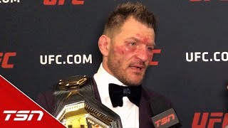 Miocic: 'I'm just happy to get my belt back'