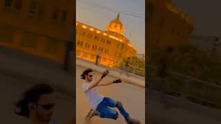 Karachi street skating | Black Skater | Sheraz Skater | #reaction #shorts #freestyle