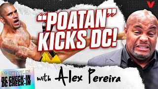 Alex Pereira practices kicks on DC! + 