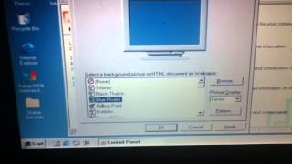 Windows ME Setting a Desktop Background