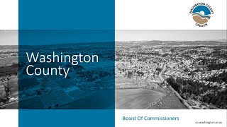 Washington County Board of Commissioners AM Work Session, 02\03\26 (Part 1)