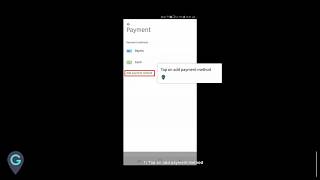 MyGuide: How to add payment method in Uber Eats
