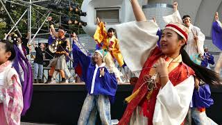 2019 原宿表参道元氣祭スーパーよさこい 2日目 「au」 代々木公園ステージ