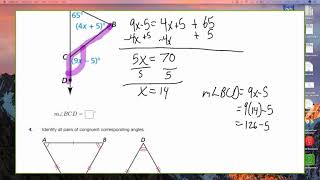 Geometry Ch. 5 Practice Test Answer Video