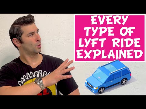 EVERY type of Lyft ride explained in the Lyft app tutorial