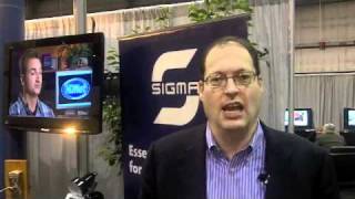 Sigma Designs' Michael Weissman at the TelcoTV Booth on the IP Connected Home