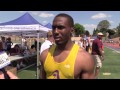 joshuwa holloman 2014 100m u0026 200m d2 state champion