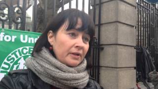 Edel McGinley talks about the parallels between the undocumented Irish and in Ireland