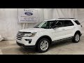 white 2018 ford explorer xlt review macphee ford